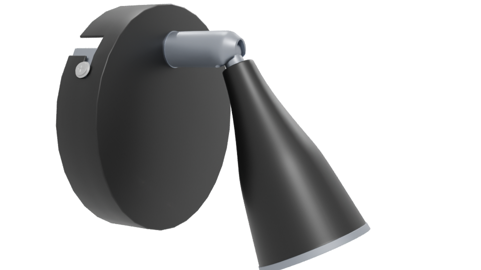 Sleek Wall Mounted Lamp Model - Professional 3D Model Render 12