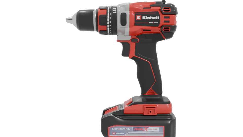 Cordless Power Tool 3D Model - Professional 3D Model Render 11
