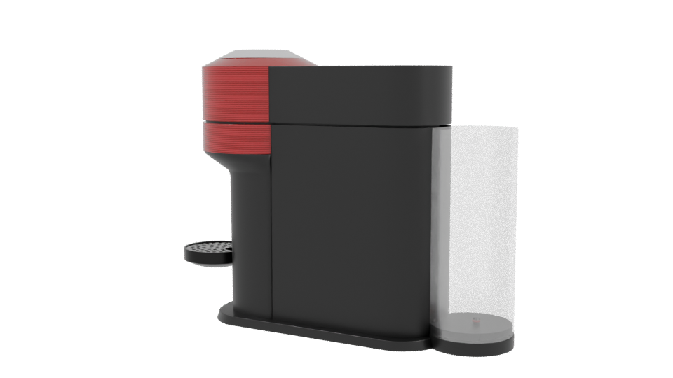 Stylish Coffee Maker 3D Model - Professional 3D Model Render 3