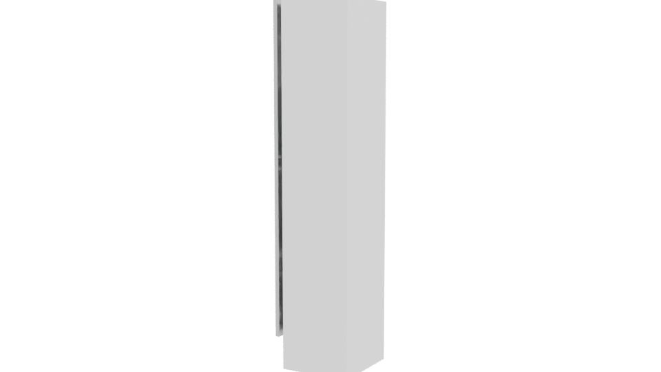 Sleek Modern Storage Cabinet 3D - Professional 3D Model Render 3