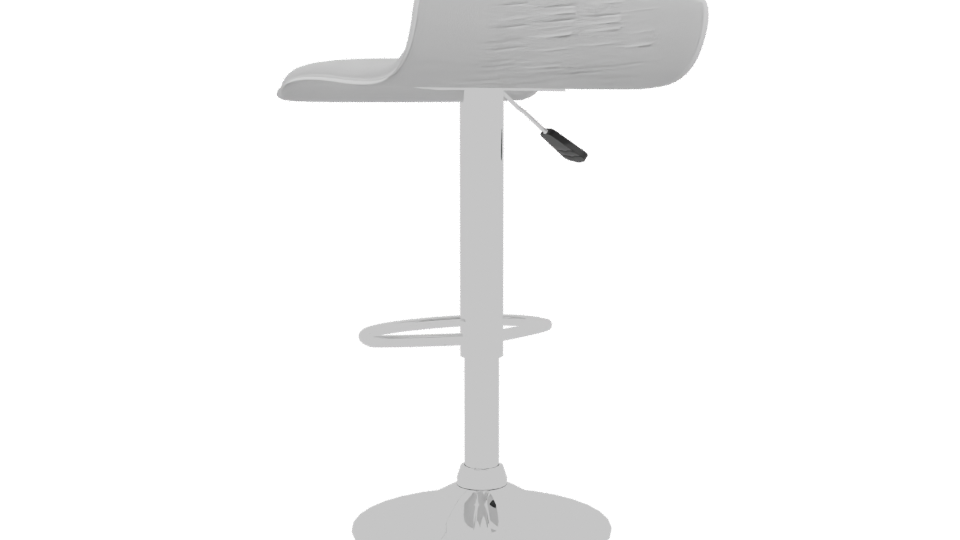 Stylish Bar Stool 3D Model - Professional 3D Model Render 4