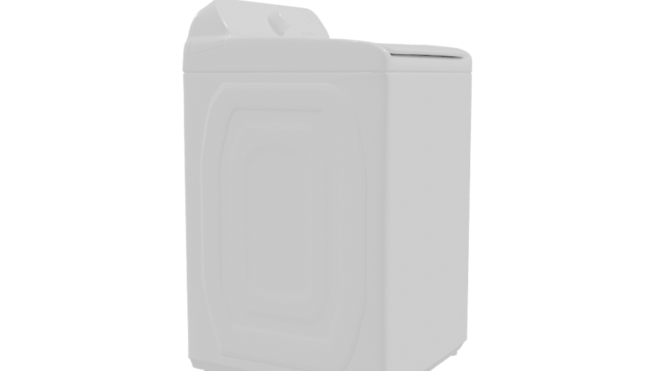 Top-Loading Washing Machine 3D Model - Professional 3D Model Render 9
