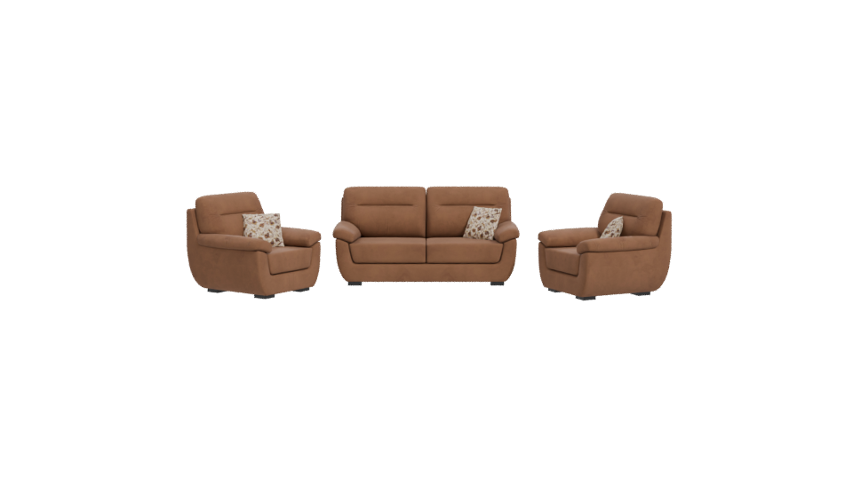 Stylish Fabric Sofa Set 3D - Professional 3D Model Render 11