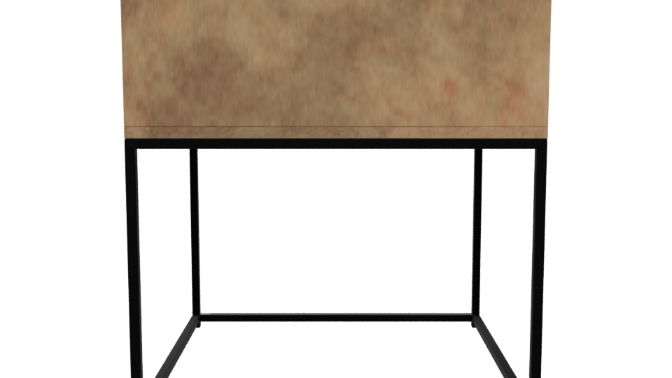 Stylish Wooden Side Table 3D - Professional 3D Model Render 5