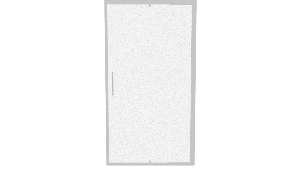 Sleek Glass Shower Door 3D Model - Professional 3D Model Render 5