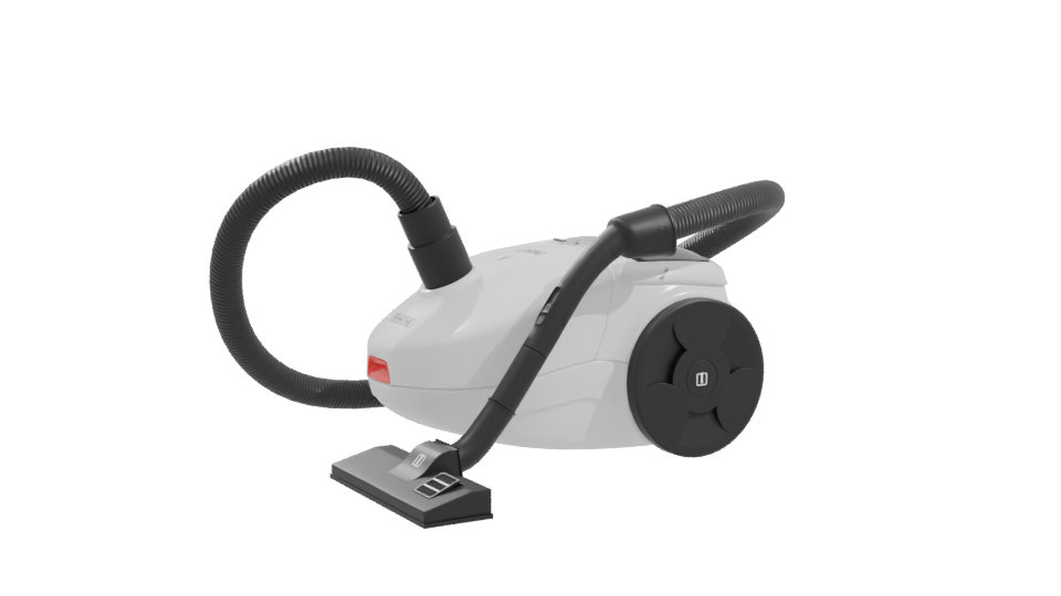 Compact Modern Vacuum Cleaner 3D - Professional 3D Model Render 10