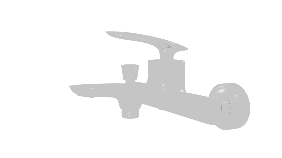 Stylish Bathroom Sink Tap 3D - Professional 3D Model Render 13