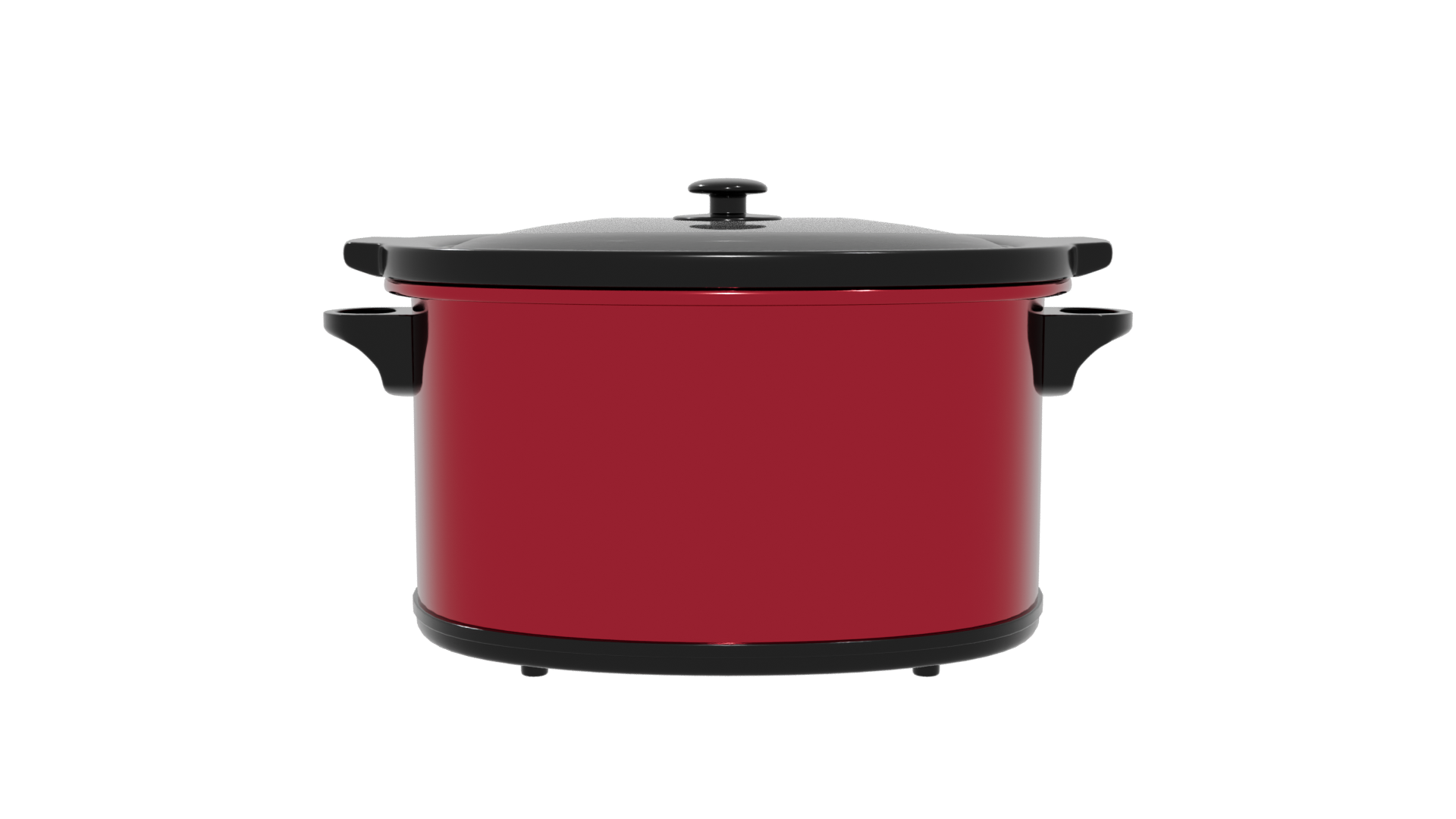 Stylish Slow Cooker Model 3D - Professional 3D Model Render 5