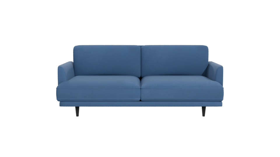 Modern Blue Sofa 3D Model - Professional 3D Model Render 11