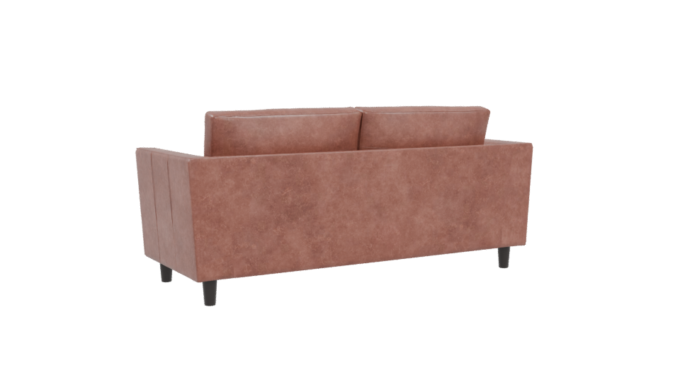 Stylish Modern Leather Sofa 3D Model - Professional 3D Model Render 4