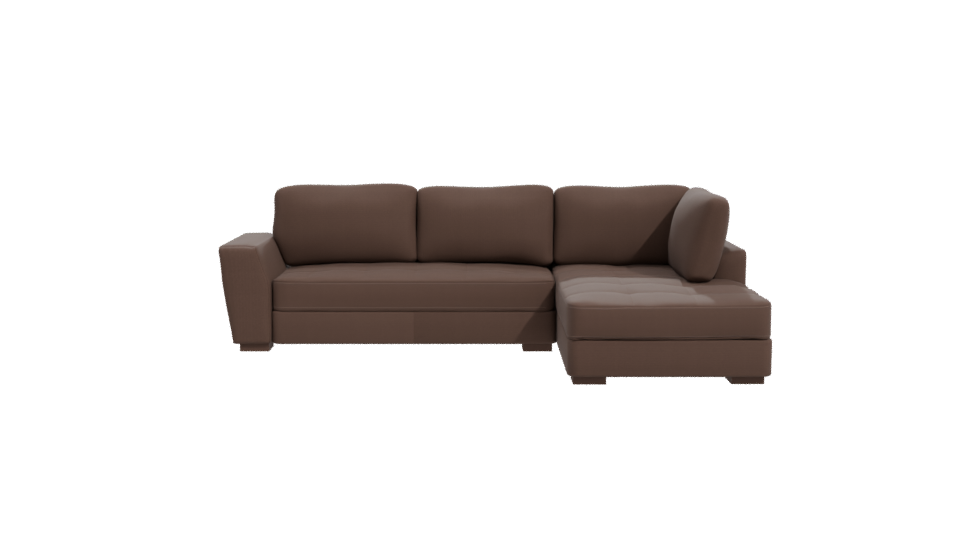 Elegant Modern Sectional Sofa 3D Model - Professional 3D Model Render 11