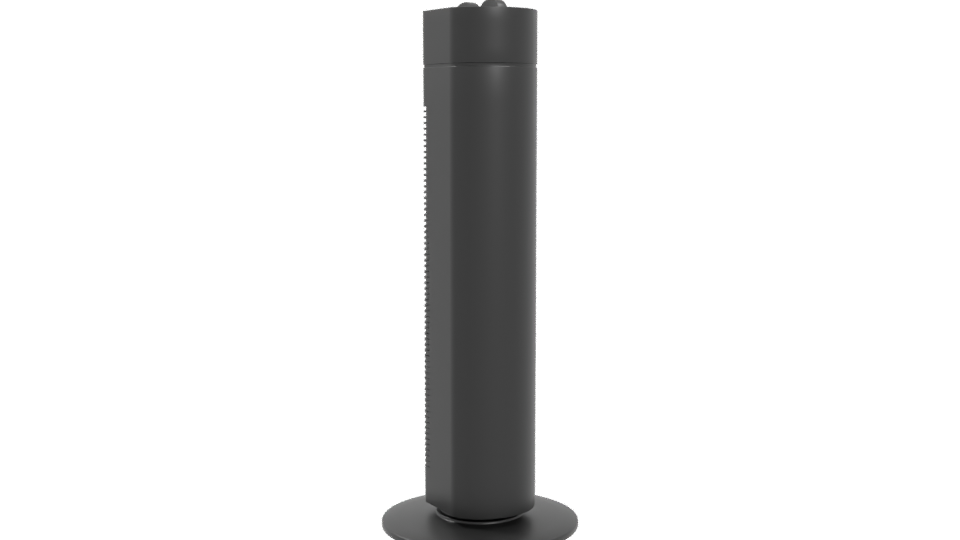 Sleek Modern Tower Fan 3D - Professional 3D Model Render 4