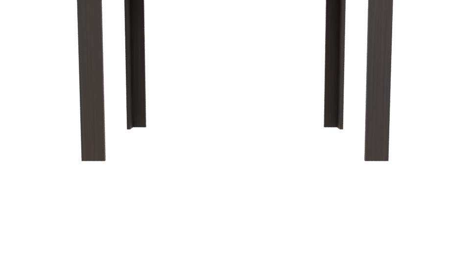 Stylish Wooden Dining Table 3D - Professional 3D Model Render 11