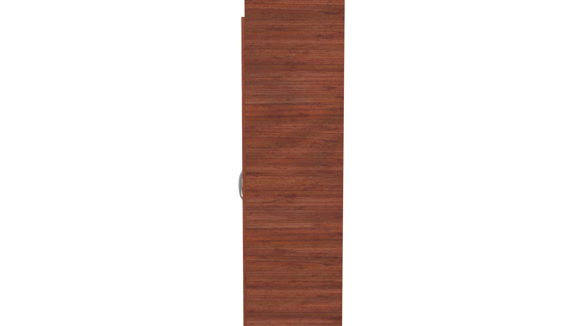 Elegant Wooden Wardrobe Model - Professional 3D Model Render 2