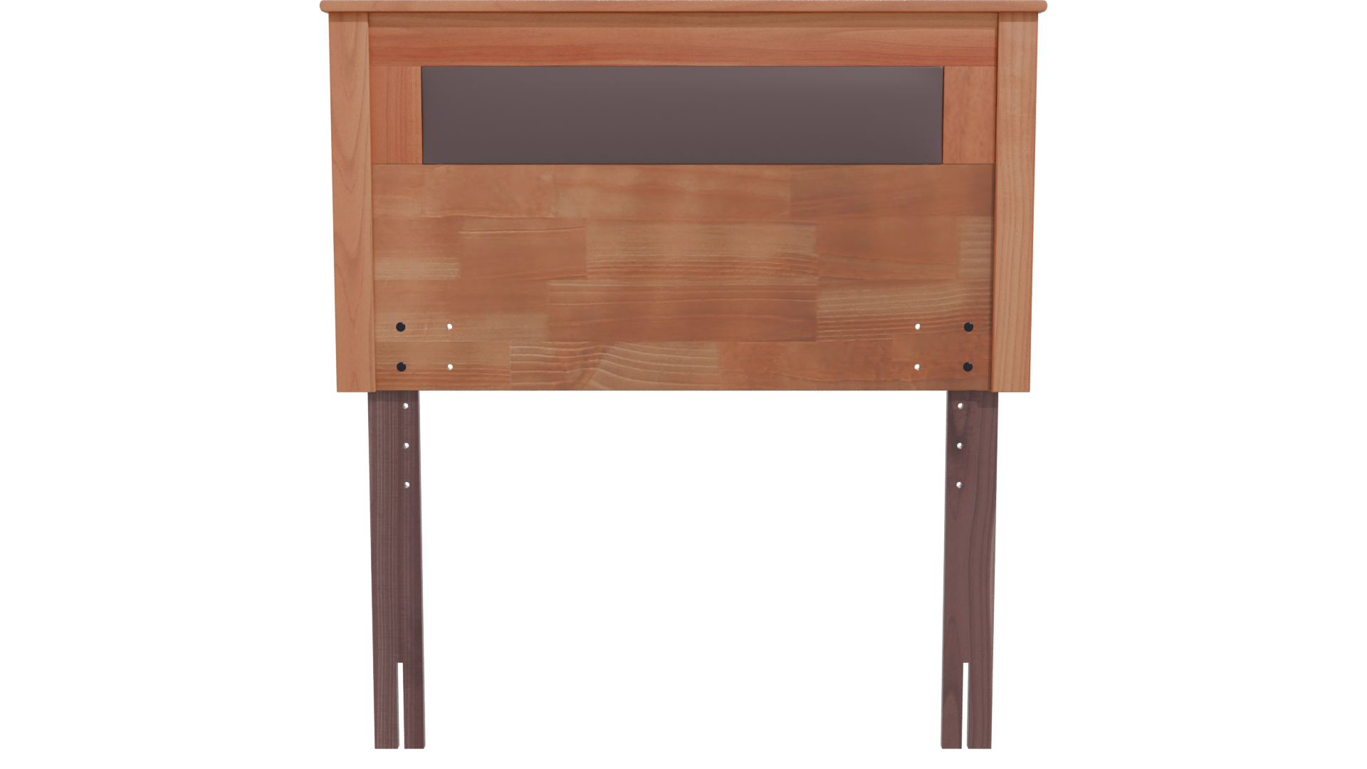 Rustic Wooden Bed Frame 3D - Professional 3D Model Render 11