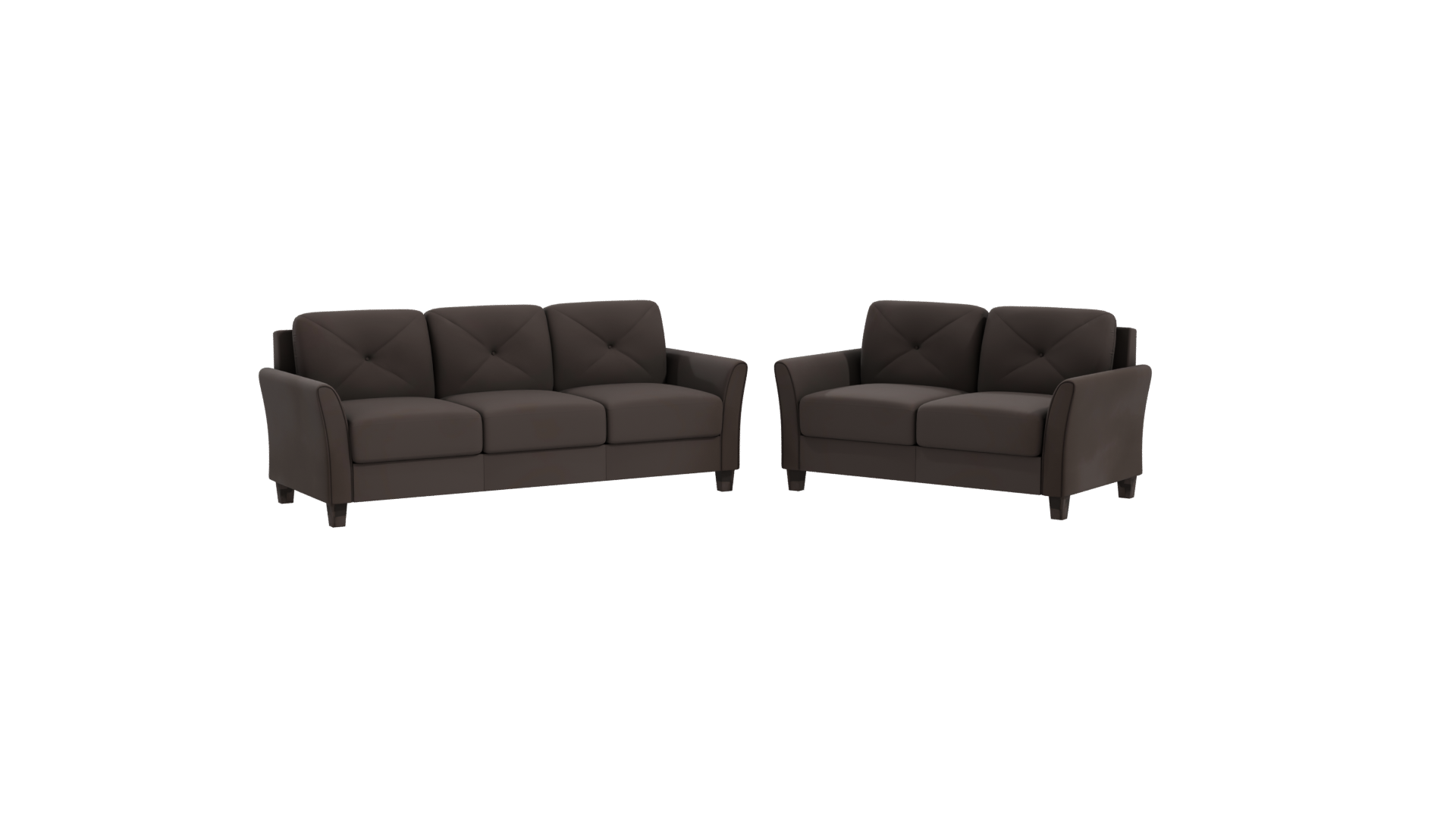 Contemporary Leather Sofa Set 3D Model - Professional 3D Model Render 10