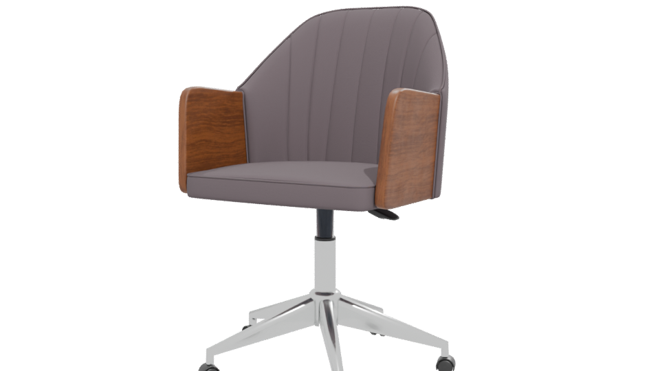 Stylish Modern Office Chair 3D - Professional 3D Model Render 12