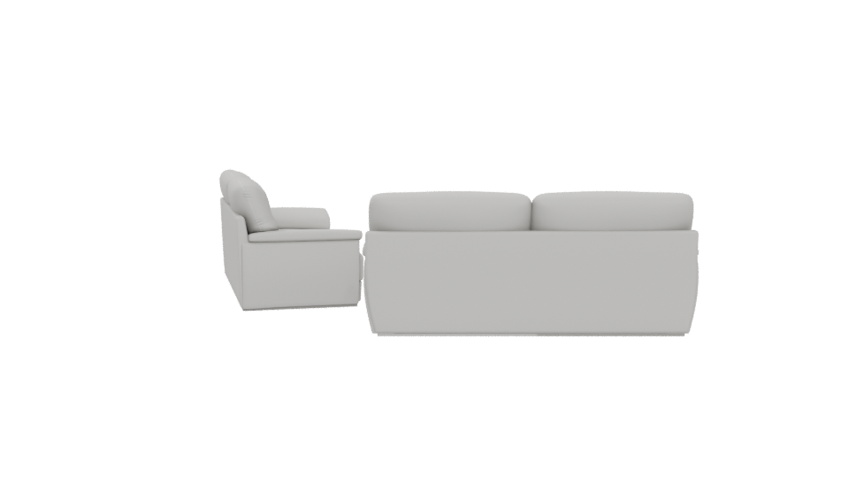 Stylish Modern Sofa Set 3D - Professional 3D Model Render 5