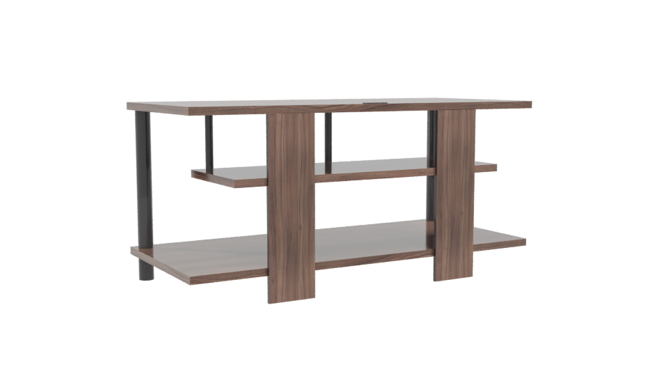 Modern TV Rack 3D Model - Professional 3D Model Render 4