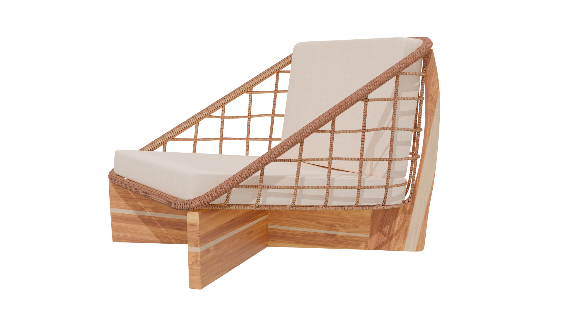 Stylish Minimalist Lounge Chair 3D - Professional 3D Model Render 13