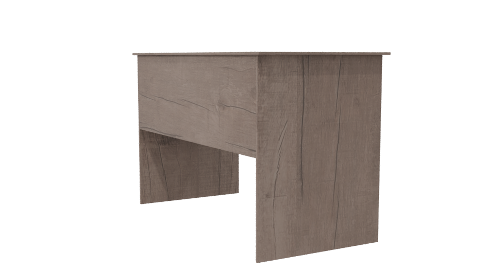 Modern Wooden Desk Model 3D - Professional 3D Model Render 7