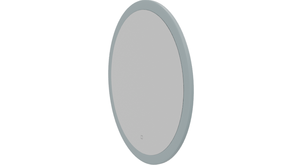 Contemporary Circular Mirror 3D - Professional 3D Model Render 13