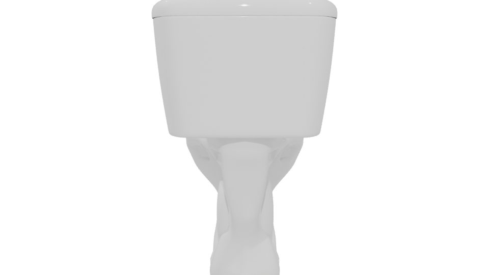 Stylish Modern Toilet 3D Model - Professional 3D Model Render 5