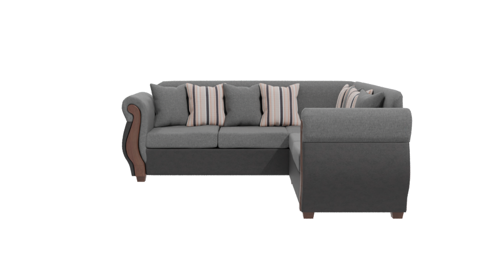 Elegant Corner Sofa 3D Model - Professional 3D Model Render 11