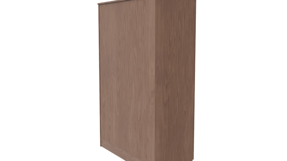Stylish Wooden Storage Cabinet 3D - Professional 3D Model Render 7