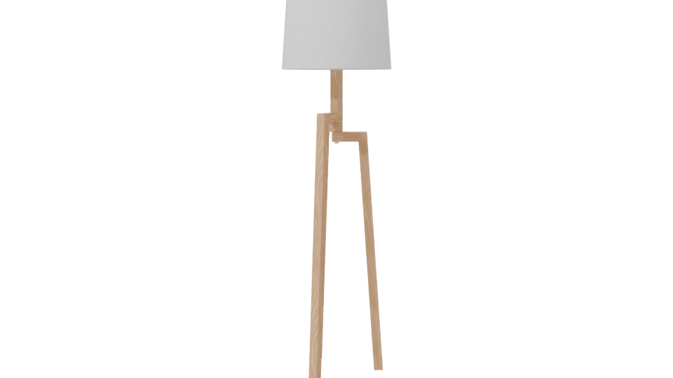Stylish Minimalist Floor Lamp 3D Model - Professional 3D Model Render 7