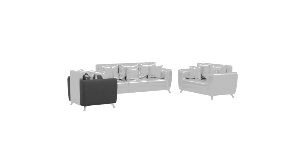 Contemporary Sofa Set 3D Model - Professional 3D Model Render 10