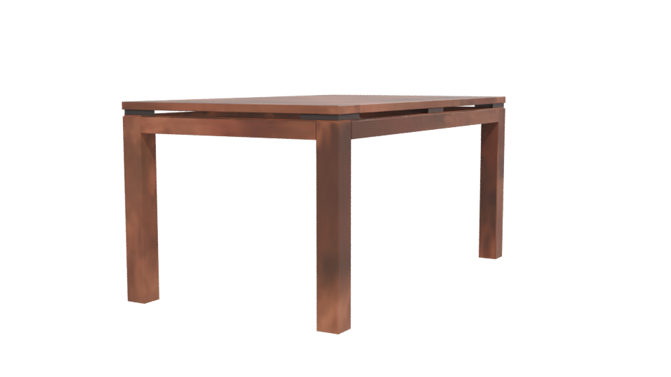 Modern Wooden Table Model 3D - Professional 3D Model Render 12