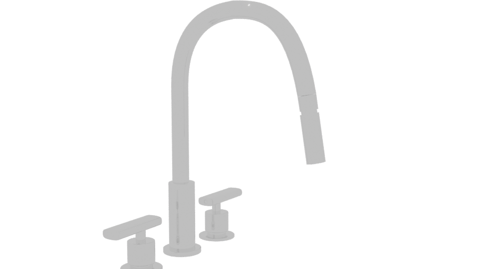 Contemporary Bathroom Faucet 3D - Professional 3D Model Render 9