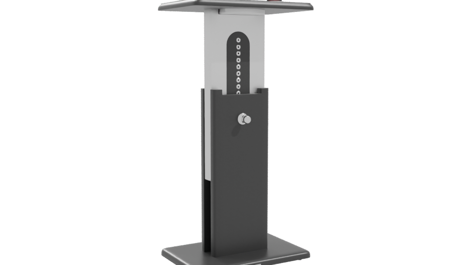 Stylish Minimalist Desk Stand 3D - Professional 3D Model Render 10