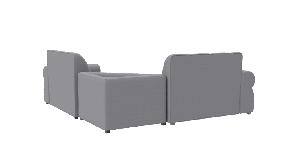 Stylish Modern Sectional Sofa 3D Model - Professional 3D Model Render 7