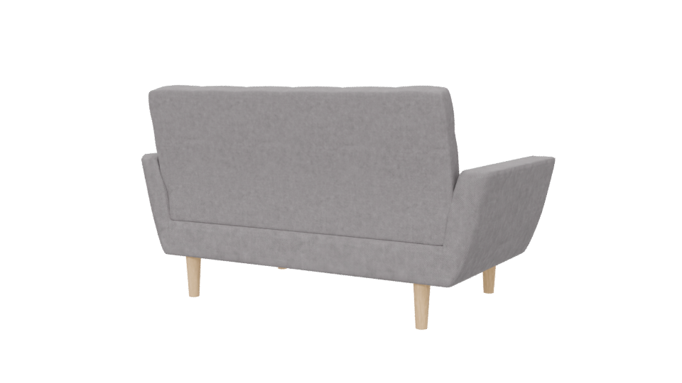 Contemporary Two-Seat Sofa 3D Model - Professional 3D Model Render 6