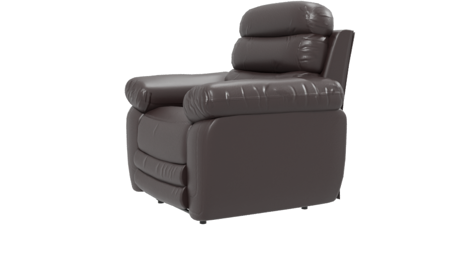 Cozy Recliner Armchair Model - Professional 3D Model Render 13