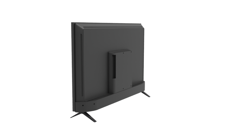 Sleek Modern TV Display Model - Professional 3D Model Render 3