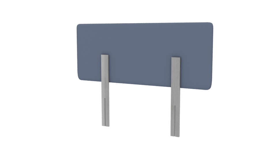 Stylish Fabric Bed Headboard 3D - Professional 3D Model Render 6