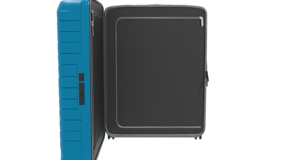 Stylish Hardshell Luggage Model - Professional 3D Model Render 11