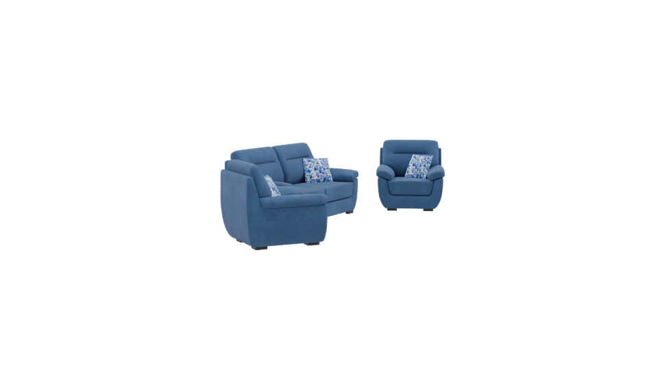 Comfortable Modular Sofa Set 3D - Professional 3D Model Render 9
