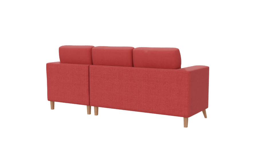 Stylish Modern Sectional Sofa 3D Model - Professional 3D Model Render 6