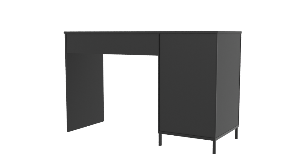 Stylish Modern Desk 3D Model - Professional 3D Model Render 6