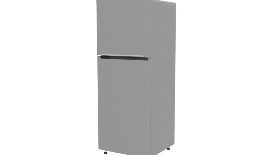 Top Mount Refrigerator 3D Model - Professional 3D Model Render 12