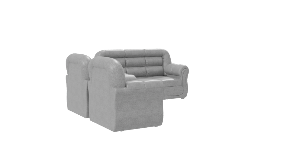 Contemporary Sofa Set 3D Model - Professional 3D Model Render 7