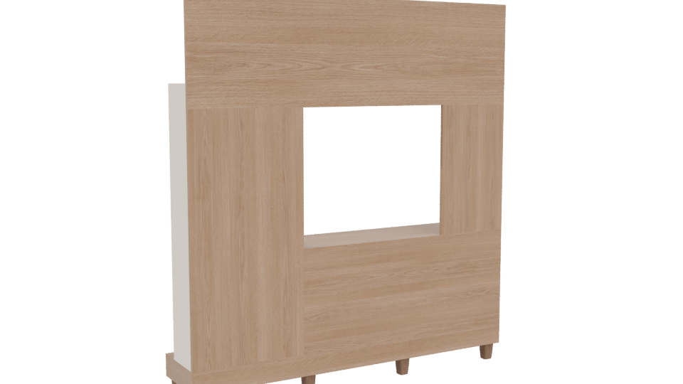 Modern Living Room Furniture Model - Professional 3D Model Render 4