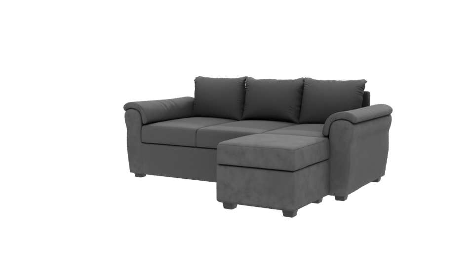 Stylish Modern Sofa 3D Model - Professional 3D Model Render 12