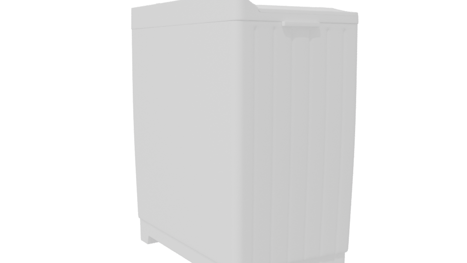 Compact Top-Loading Washing Machine 3D - Professional 3D Model Render 7