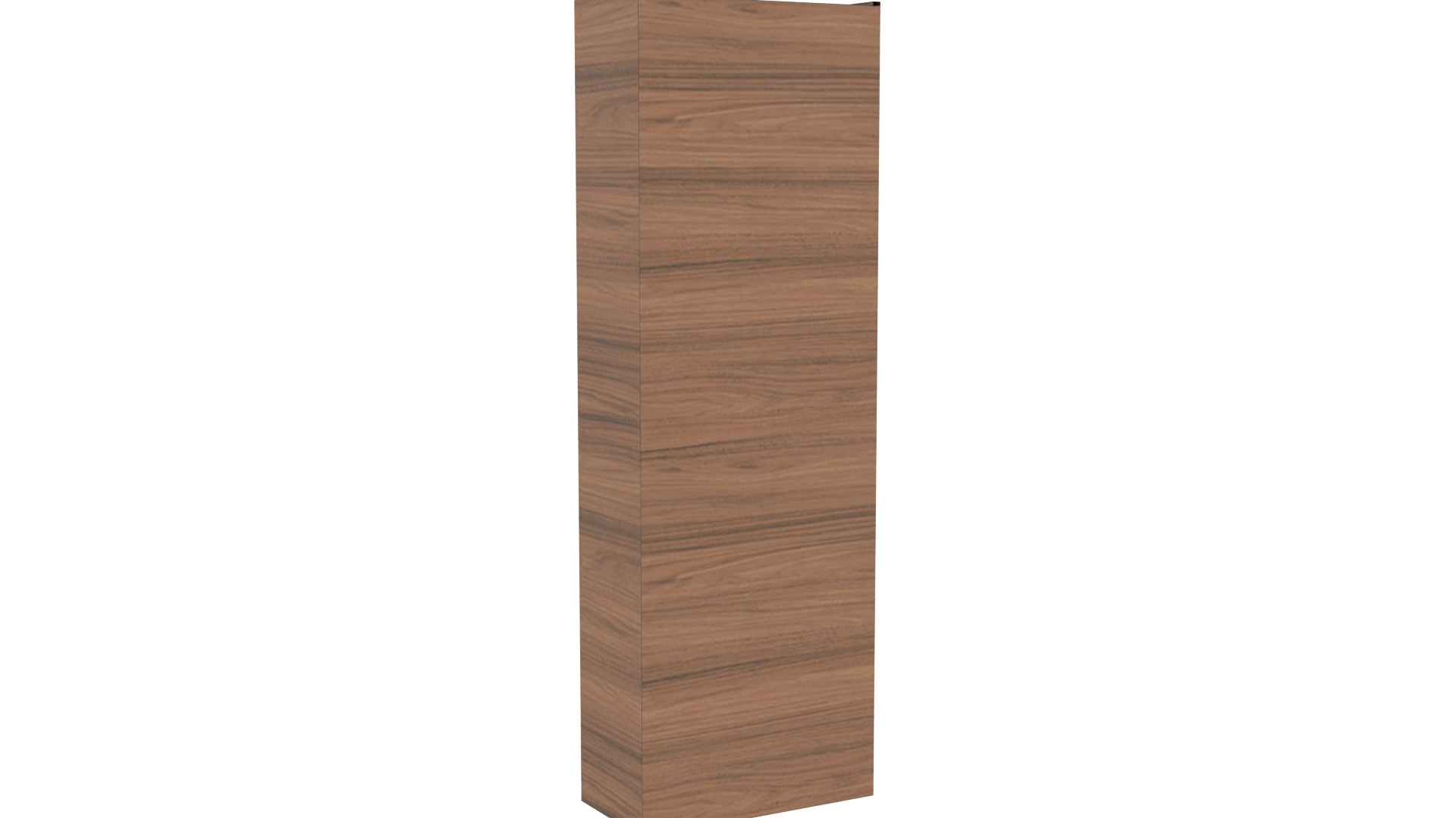 Stylish Wooden Bookshelf Model - Professional 3D Model Render 4