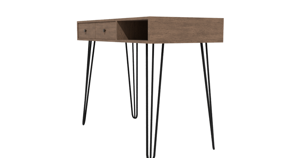 Cincinnatti Desk with Drawers 3D - Professional 3D Model Render 13